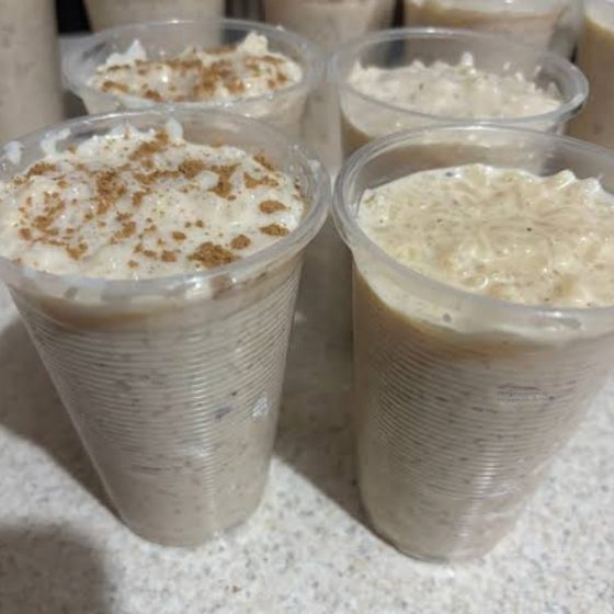 Arroz con leche de 12bs